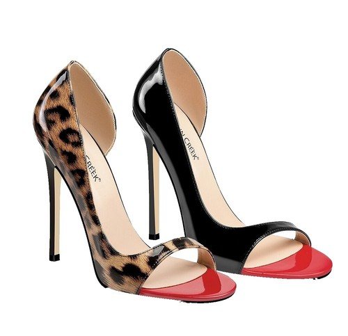 Open Edit Block Heel Pumps
