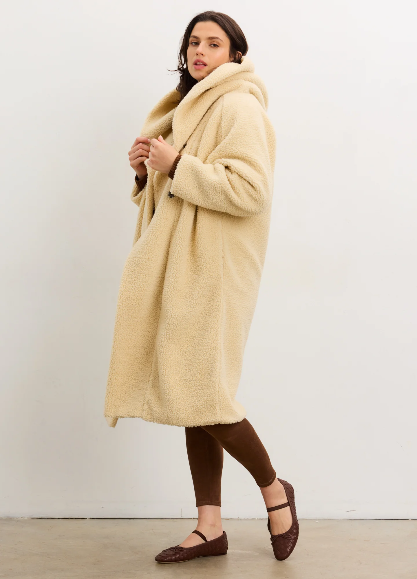 Open Edit Cocoon Coat