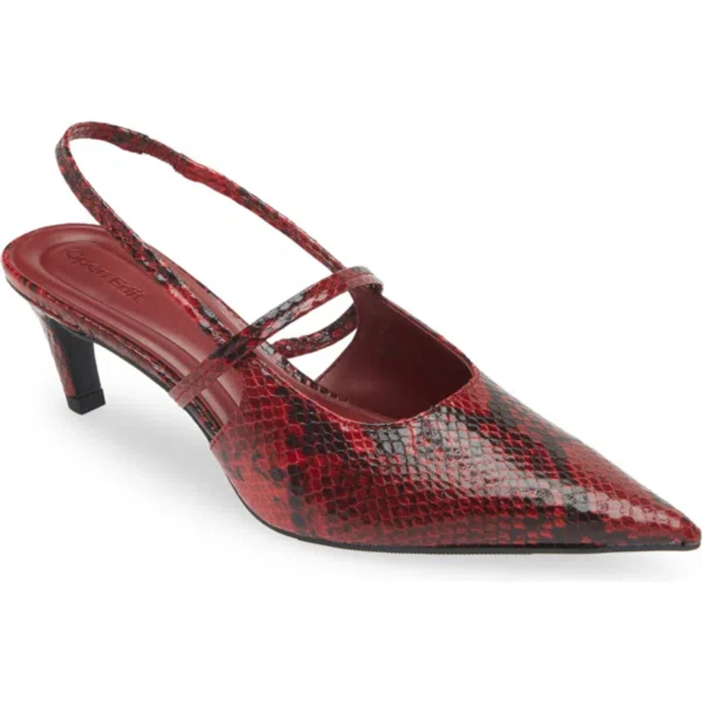 Open Edit Sophia Pointed Toe Pump