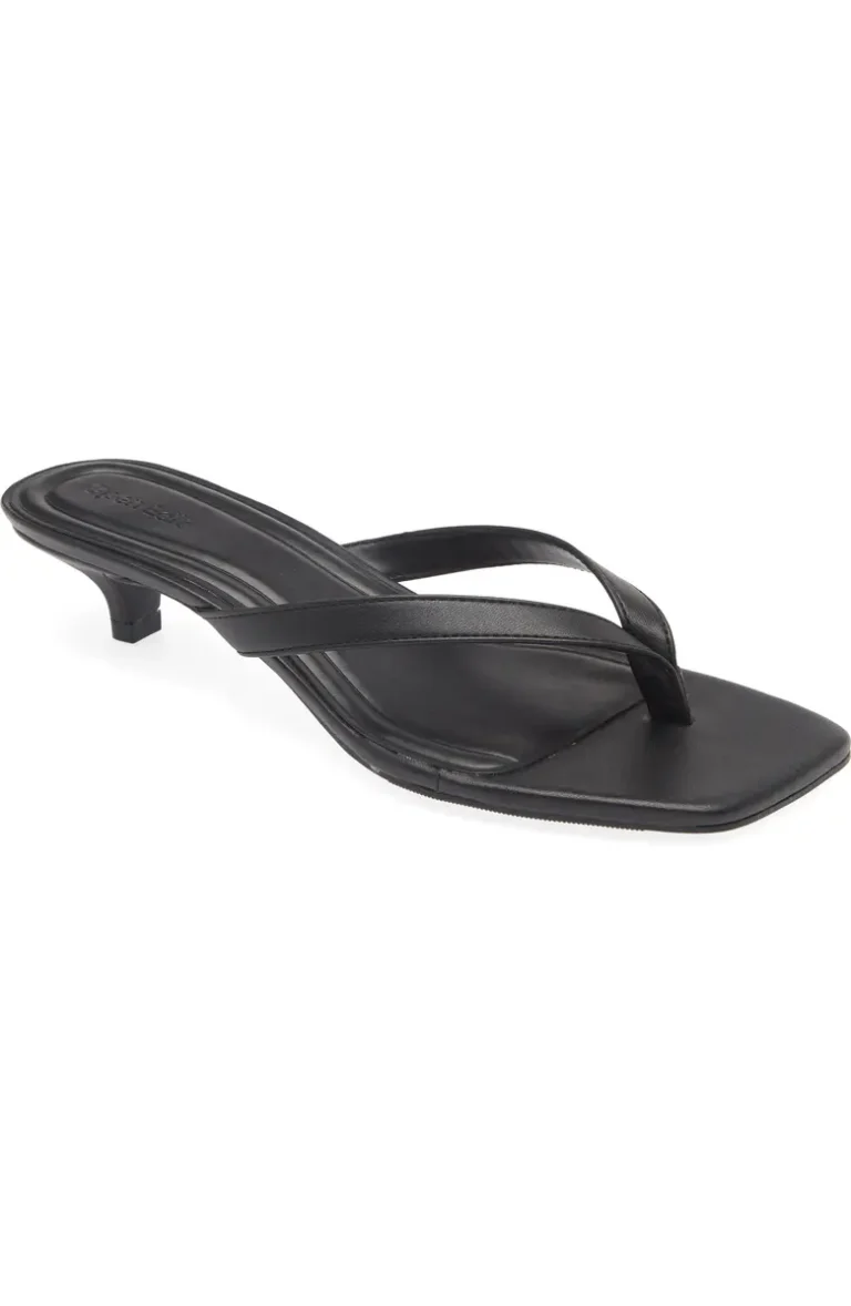 Open Edit Tori Kitten Heel Sandal
